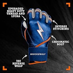 BRUCE BOLT Nimmo Series Long Cuff Blue Batting