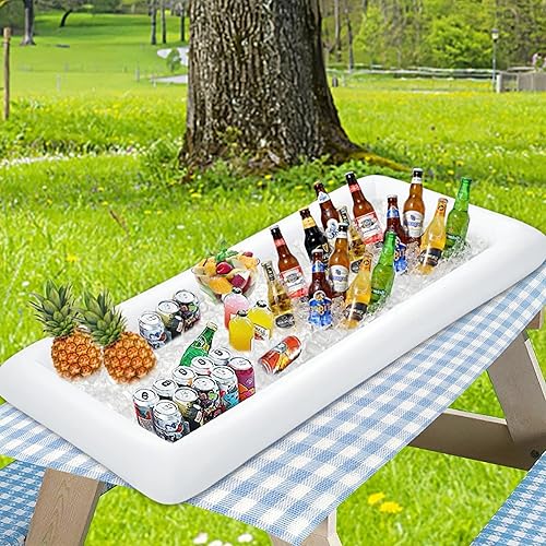 jollylife 3PCS Inflatable Cooler Serving Bars Pool Party Blow Up