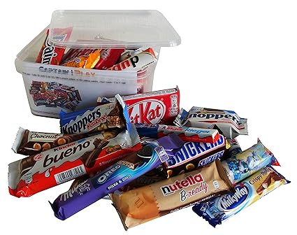 Süßigkeiten – Mix Snack Box mit 20 verschiedenen Schokosnacks, 1er Pack (1 x 1 kg)