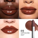 Rimmel Oh My Gloss Lip Oil Cappuccino Deep 010 Hydrating Vegan Cruelty Free view 2
