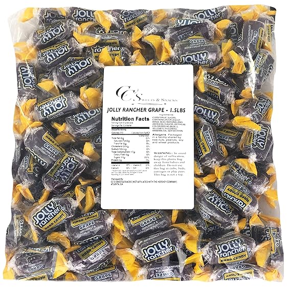 Grape Jolly Ranchers Individually Wrapped Hard Candy (1.5