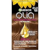 Garnier Hair Color Olia Ammonia-Free Brilliant Color Oil-Rich Permanent Hair Dye, 6 1/2.3 Lightest Golden Brown, 1 Count (Packaging May Vary)