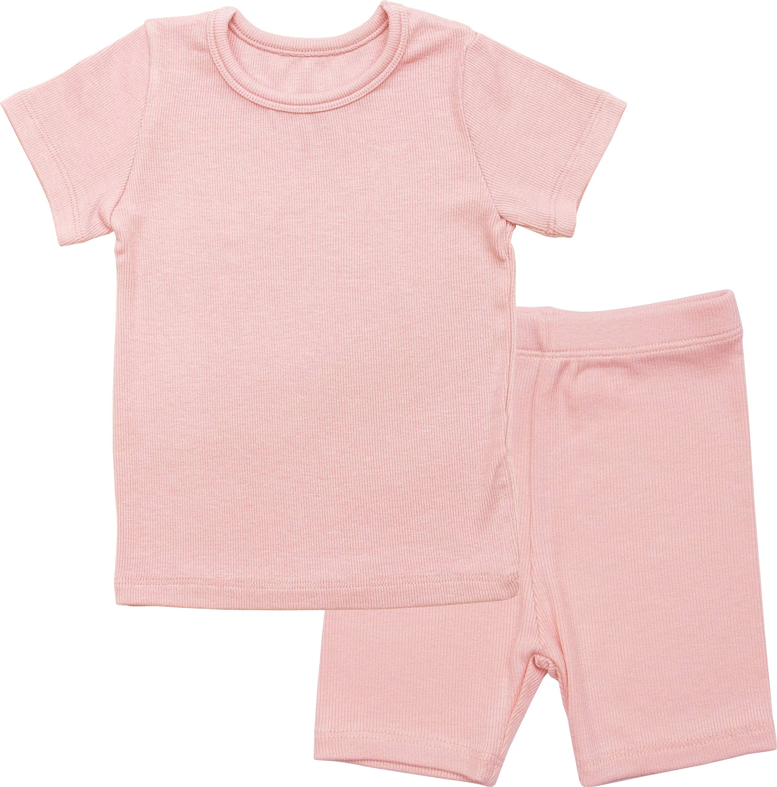 Baby Boys Girls Pajama Set Kids Toddler Snug fit Ribbed Sleepwear pjs for Daily Life Style