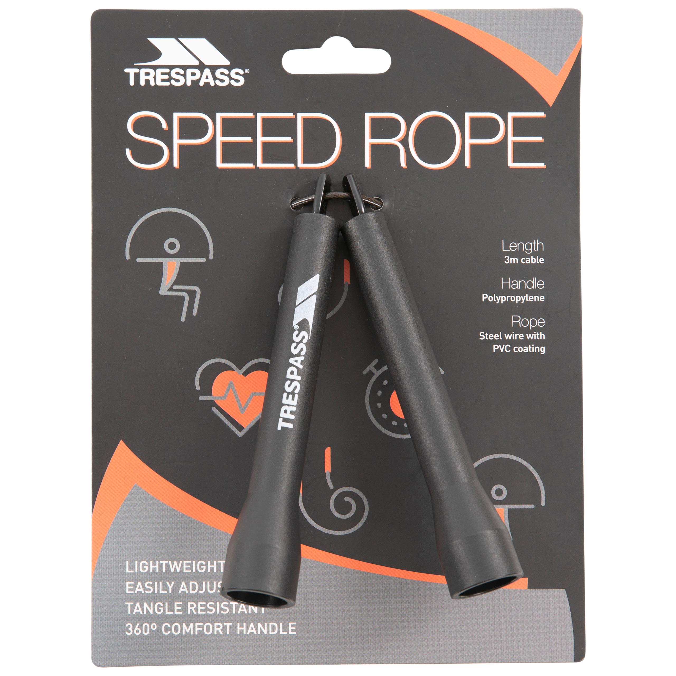Trespass 3 Meter Speed Skipping Rope Skip