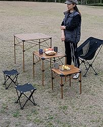 iClimb Lightweight Stable Alu. Folding Square Table
