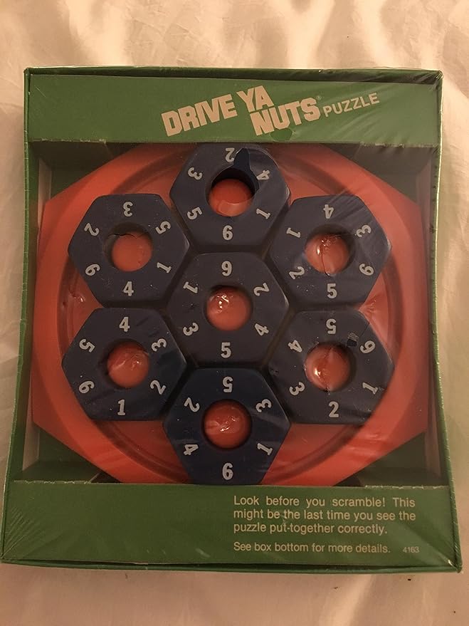 MILTON BRADLEY DRIVE YA NUTS PUZZLE 1980 VINTAGE GAME Toys