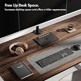 VonHaus Triple Monitor Stand 17-27 inch 75x75 100x100 VESA Clamp view 5