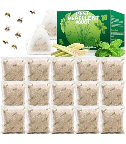 Amazon.com: 36 Pack Peppermint Oil Wasp and Bee Repellent Outdoor, Natural  Carpenter Bee Repellent for Yellow Jackets, Hornets, Mud Wasps Deterrent  for Indoor Outdoor Patio Garden Porch, Pet and Human Safe :
