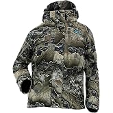 DOING SOMETHING GREAT DSG Outerwear womens camo hunting jacket 3 in 1 field | Fleece jacket women can wear the waterproof windproof shell with or without the zip in liner for versatile three season wear.