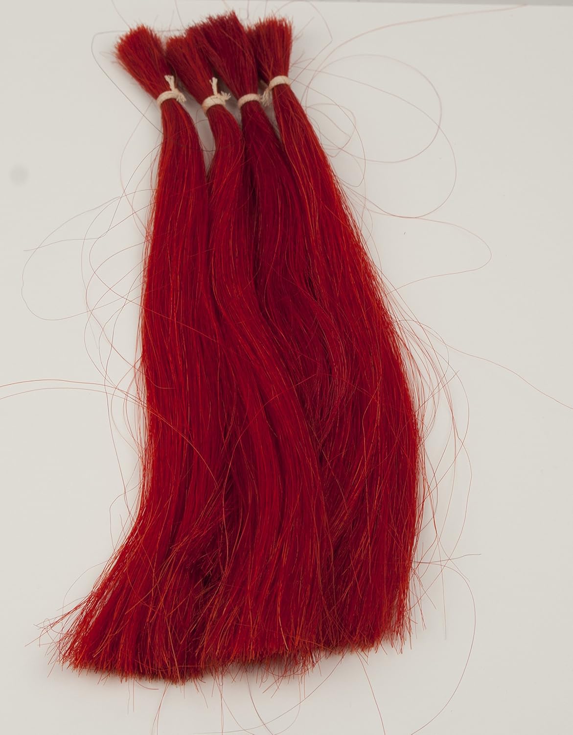 Dyed Horse Hair (Lt Red) 4 oz Arts, Crafts & Sewing