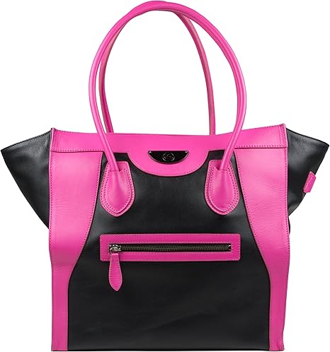 6 Pack Fitness Victoria Elite Leather Tote con Aislamiento Sistema ...