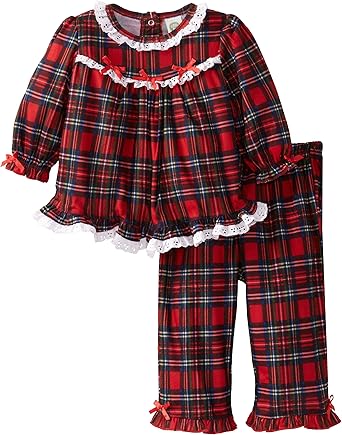little me baby girl christmas pajamas