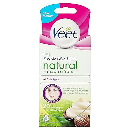 Veet Face Wax Strips Naturals - by Veet