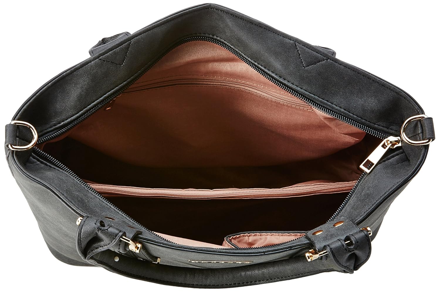 caprese helly women's satchel (black)