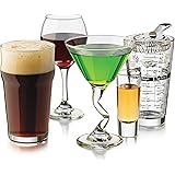 Libbey Entertainment Party Glass, 18-Piece, Clear