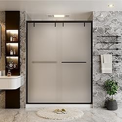 i-Homare 60 in. W x 76 in. H Frosted Double Sliding
