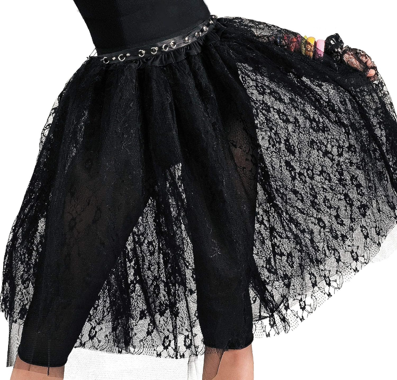 Amscan 843065 Black Lace Skirt, Adult Standard Size, 1 Piece: Toys & Games