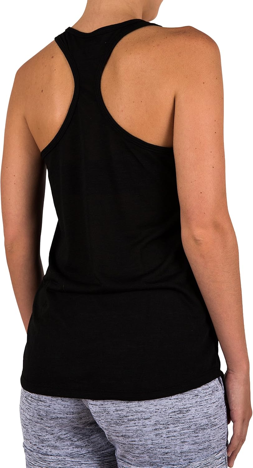 Women's Everyday Flowy Burnout Slub Racer Back Active Workout Tank Tops- 5 Pack & 6 Pack: Clothing