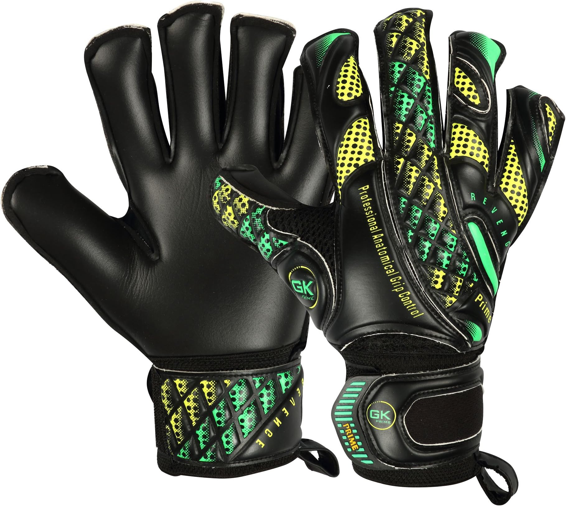 Professional Football Goalkeeper Goalie Gloves Prime PR05 Kids Revenge