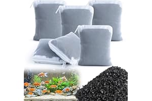 MAQIHAN 1.7 LB Activated Charcoal - Activated Carbon Aquarium Filter Media Charcoal Pellets for Fish Tank Supplies Media Bags