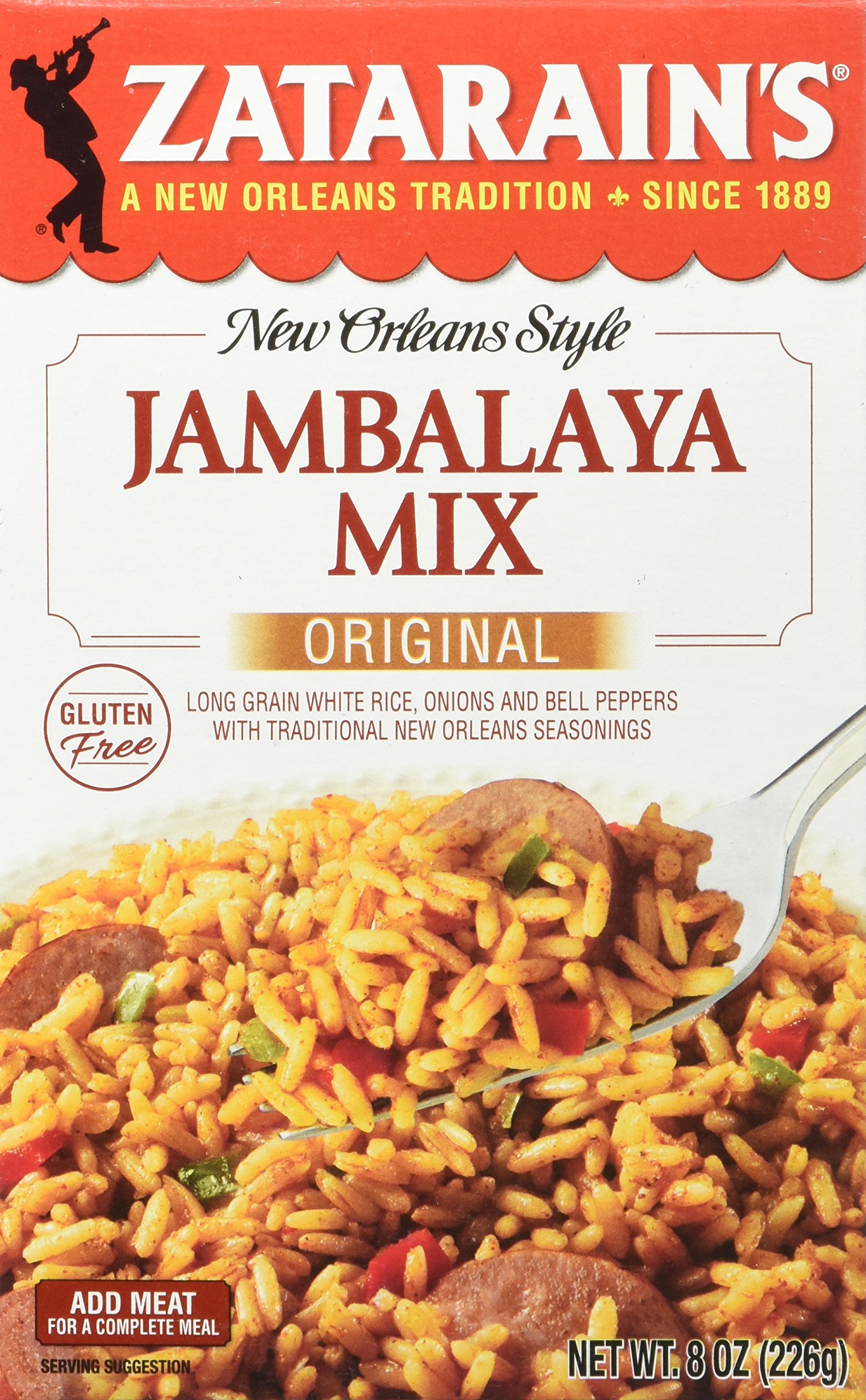 Zatarain's Jambalaya Rice Mix 8 oz (Case of 12) Free Shipping