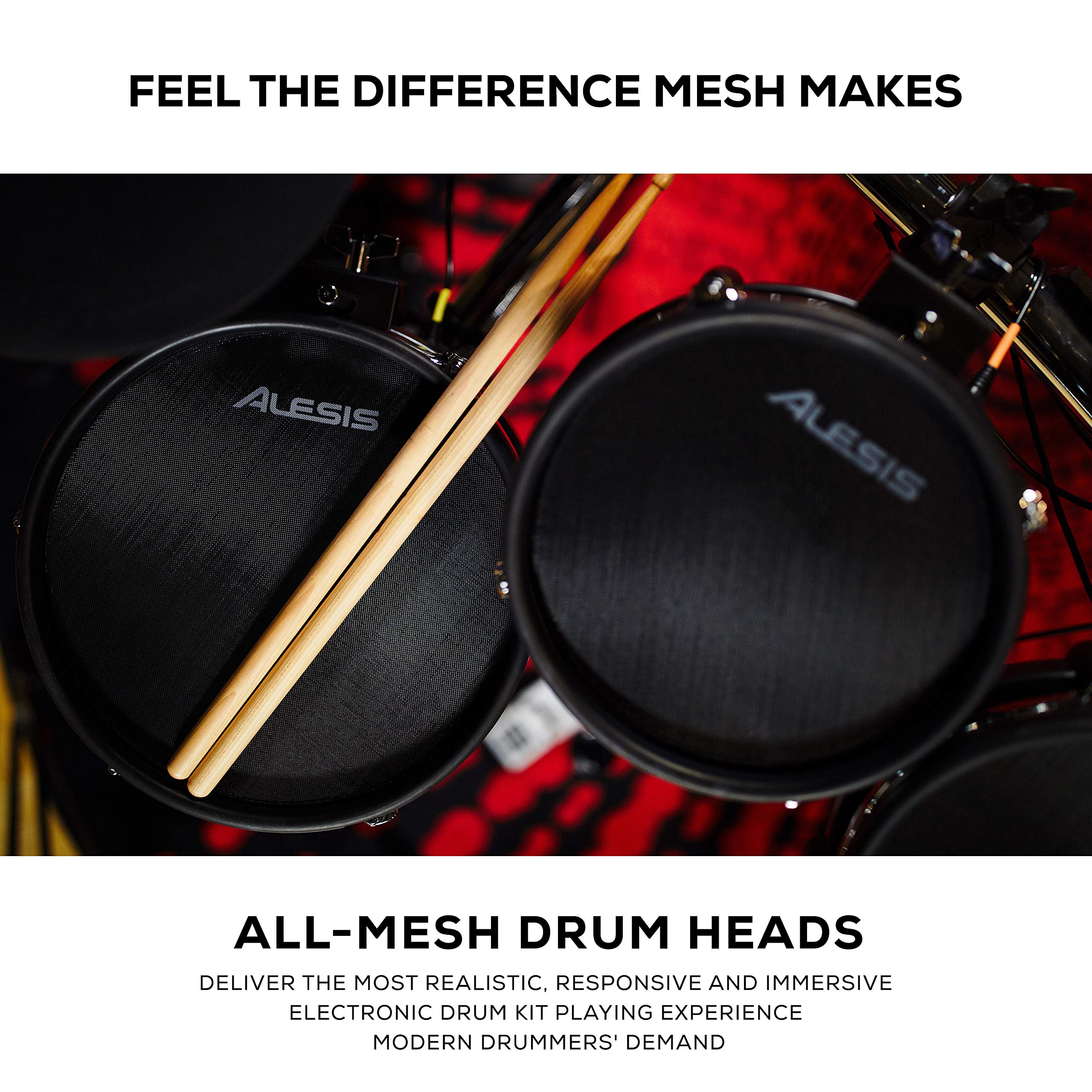 Alesis Drums Command Mesh Kit Bundle Electric Drum Set