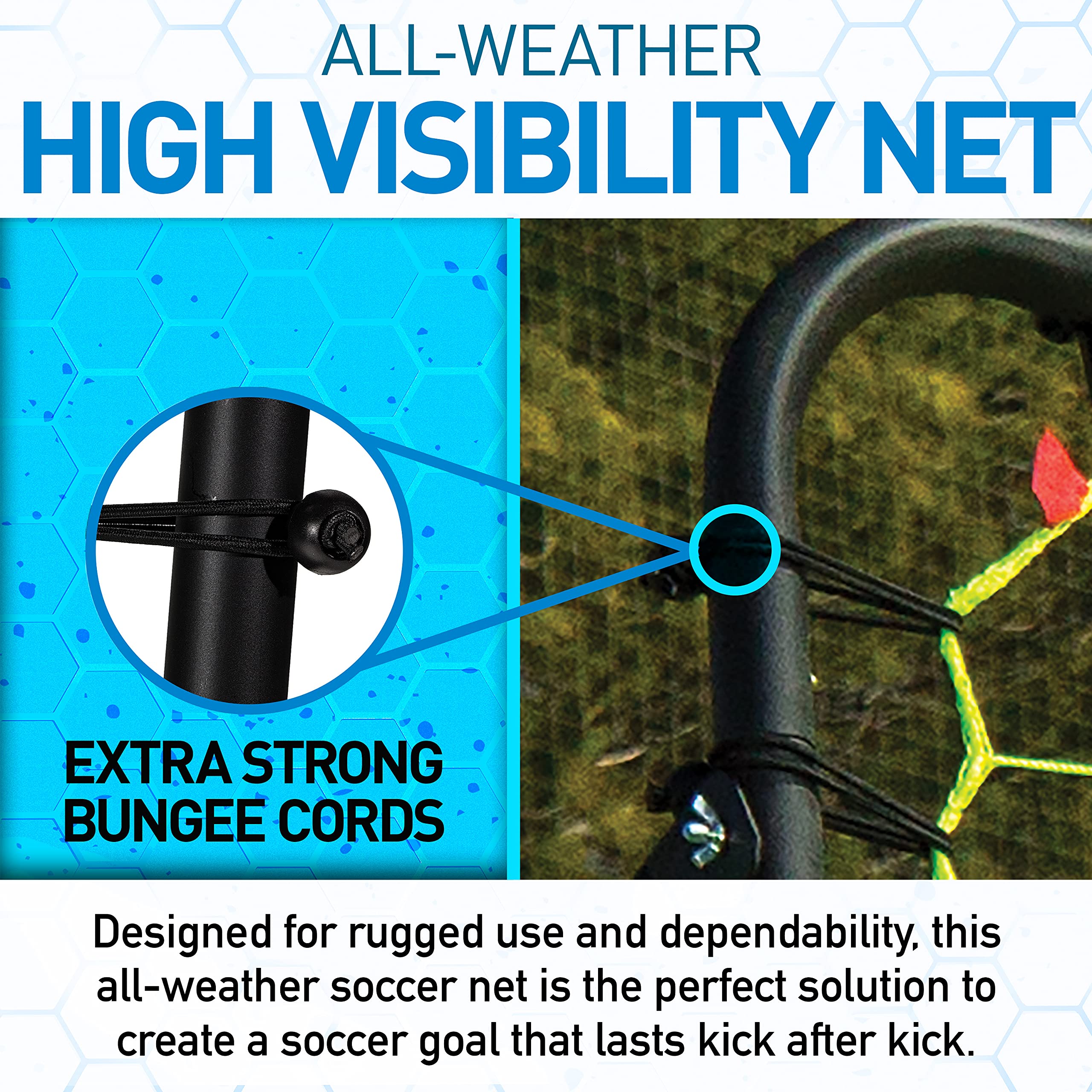 Franklin Sports Soccer Rebounder - Tournament Steel Rebounding Net - Perfect for Backyard Practice and Training - 12' x 6' & 6' x 4'