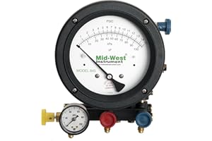 Mid-West 845-5 5-Valve Backflow Test Kit, 18-1/2" Length x 9" Width x 9-3/4" Height