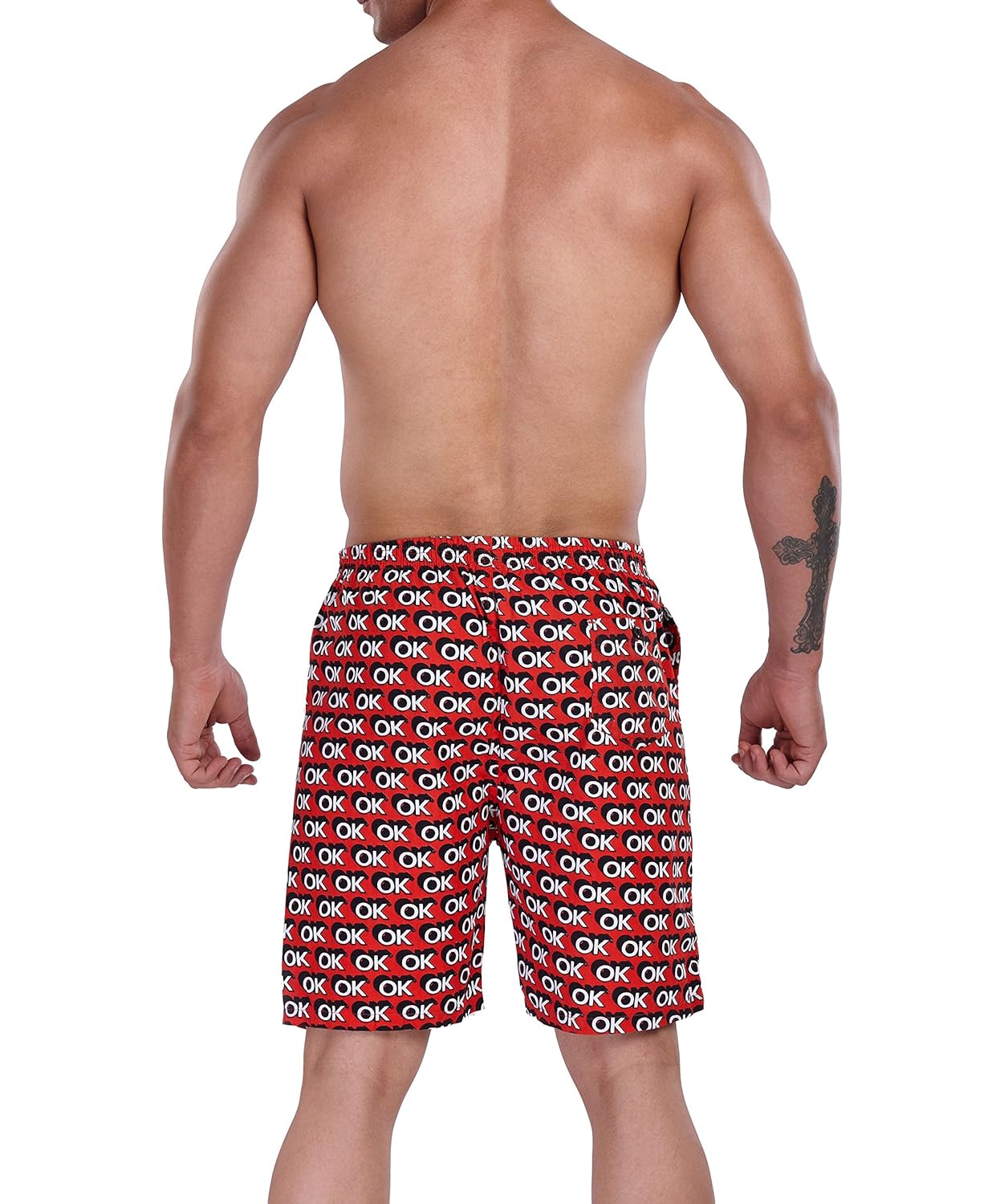 fcuk men's cotton lounge shorts