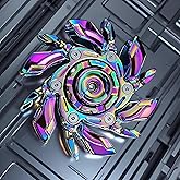 Stress Relief Metal Fidget Spinner for Adults, EDC Fidget Spinner with Open Armor Design & Smooth Spin. a Cool Fidget Toy for