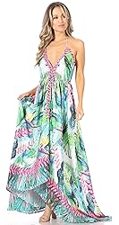 Sakkas 1817 - Lizi Womens Maxi High-low Halter