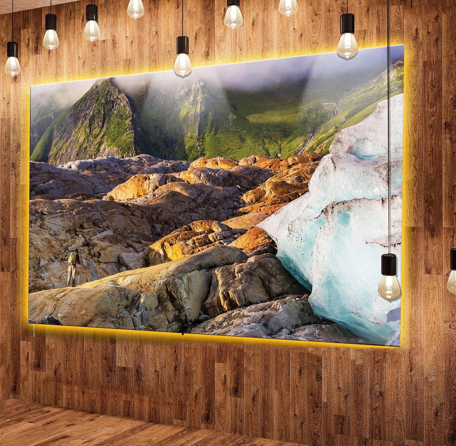 Amazon.com: Design Art Hike in Norway Mountains Extra Large Landscape