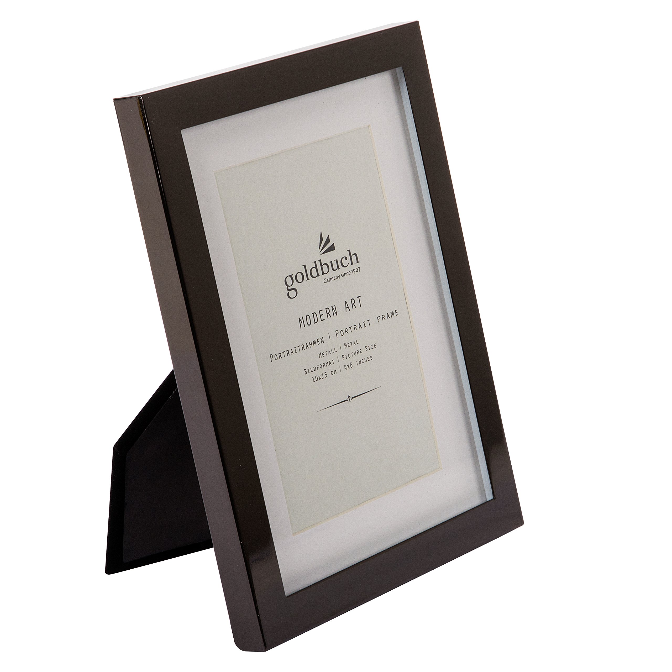 Goldbuch 960292 Picture Frame Modern Art for 1 Picture 10 x 15 cm Format Metal Black — image 1