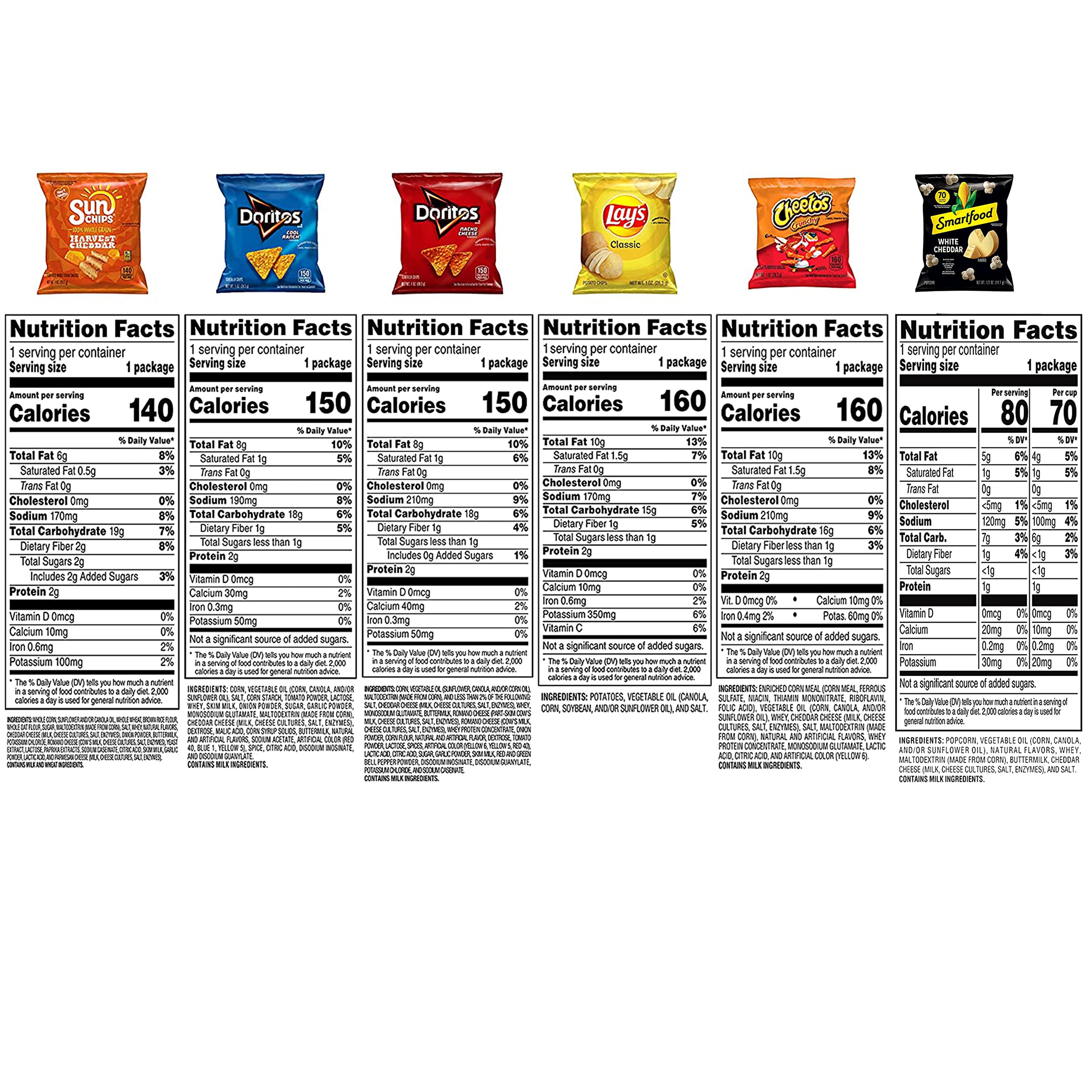 Frito-Lay Classic Mix Variety Pack, (Pack of 35)