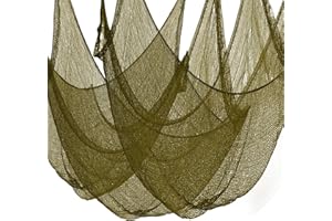 AOYOO Green Creepy Cloth 8.75 Yards x 85" with Fabric Scary Spooky Gauze Halloween Decorations for Haunted House Horror Decor Home Yard Indoor Outdoor Office Wall Vampire Zombie Theme Party Supply