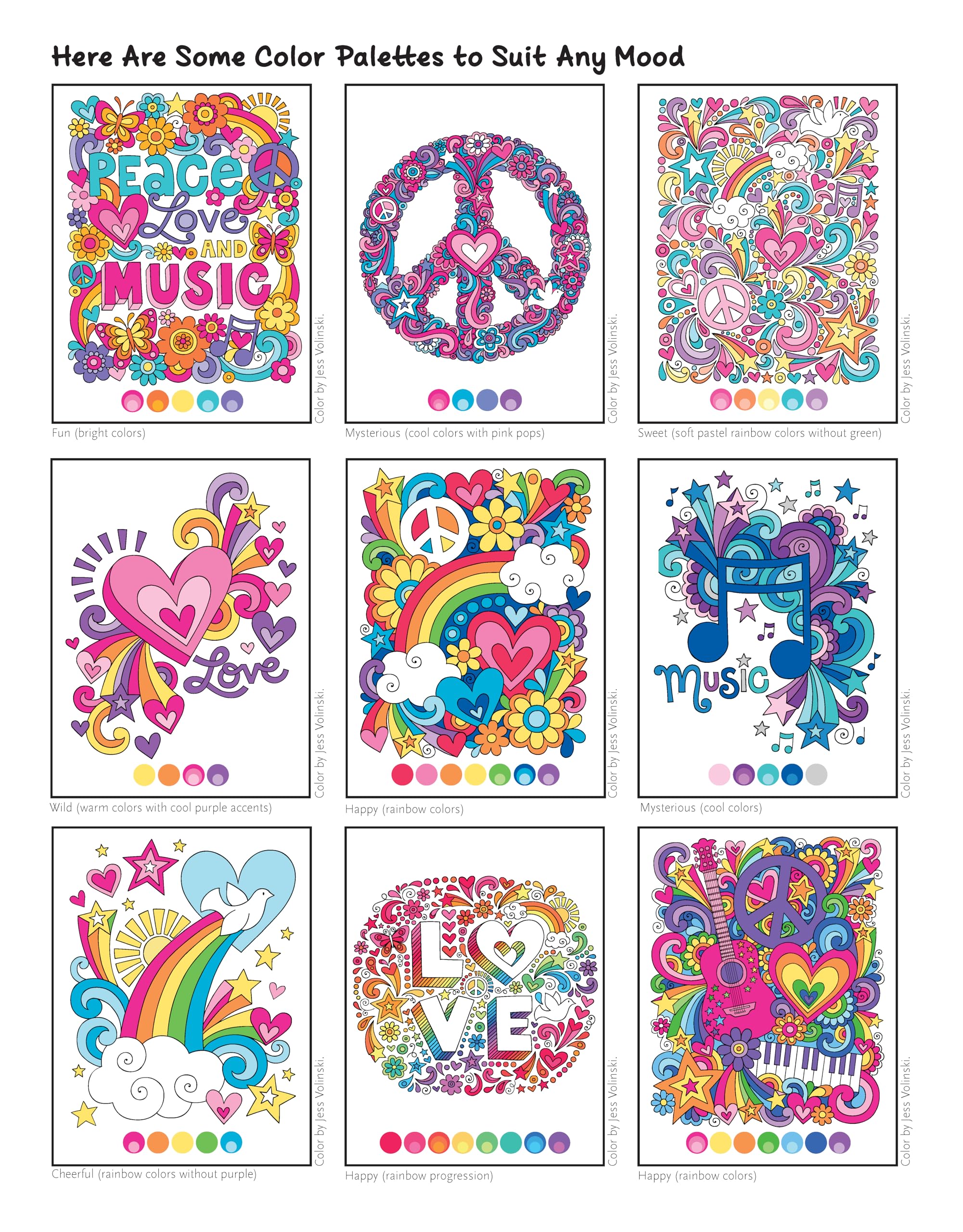 Notebook Doodles Peace, Love, and Music: Color & Activity Book (Design Originals) 32 Groovy Designs; Beginner-Friendly Relaxing & Inspiring Art Activities for Tweens, on Extra-Thick Perforated Pages Notebook Doodles Peace, Love, and Music: Color & Activity Book (Design Originals) 32 Groovy Designs; Beginner-Friendly Relaxing & Inspiring Art Activities for Tweens, on Extra-Thick Perforated Pages No