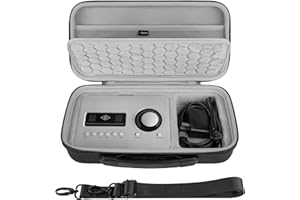 GEEKRIA Hard Shell Travel Case Compatible with Universal Audio Apollo Solo/USB, Audio Mixer Carrying Bag (Dark Gray)