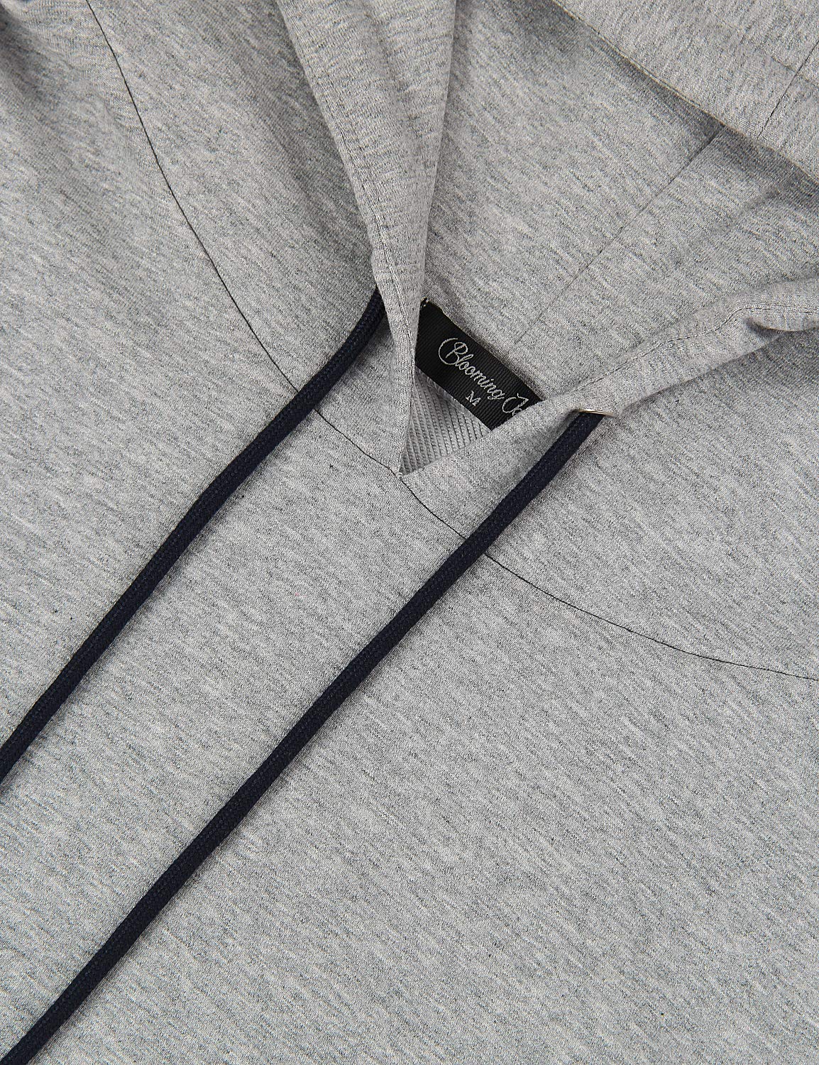 Blooming Jelly Women\'s Casual Pullover Hoodies Striped Color Block Long Sleeve Shirt Hooded Crewneck Sweatshirts Top(L, Navy Blue)