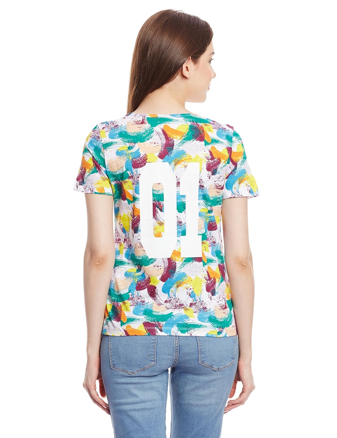 united colors of benetton women's printed t-shirt