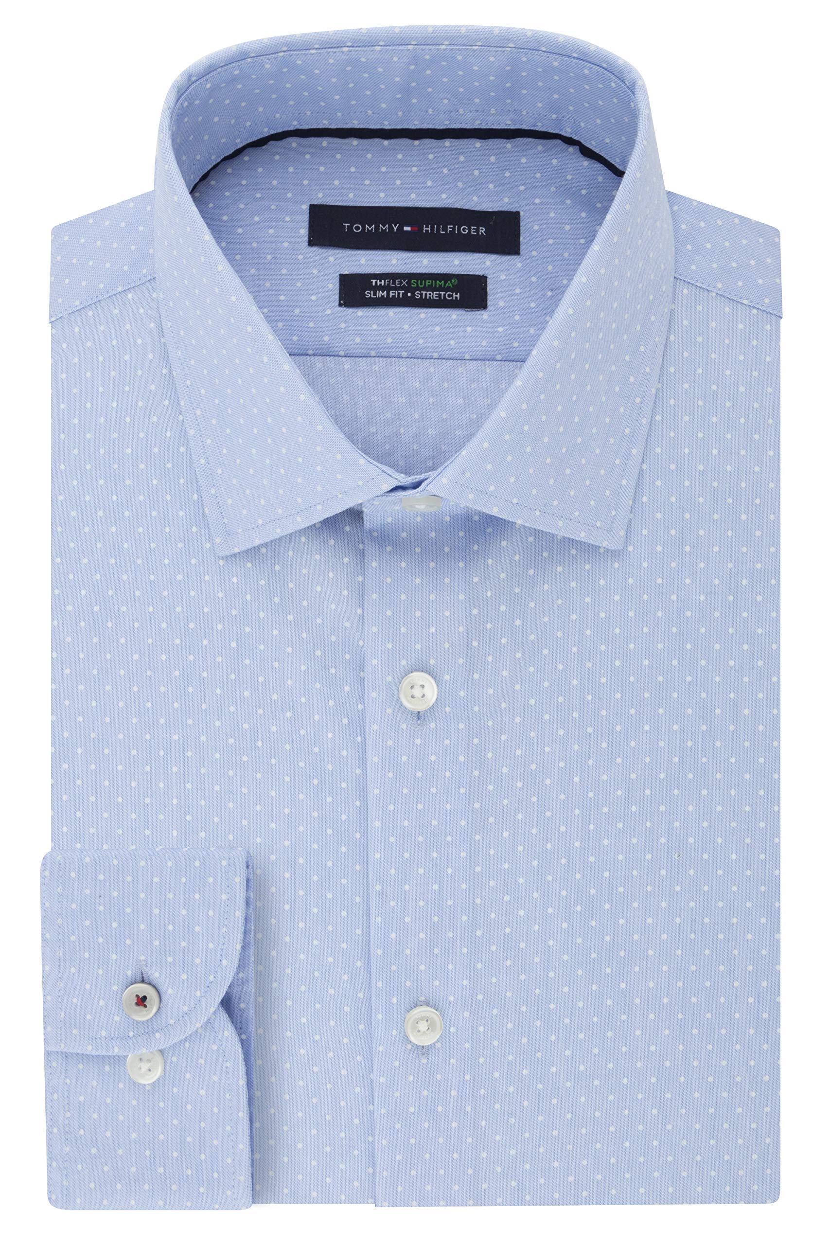 Tommy Hilfiger Mens Dress Shirt Slim Fit Non Iron Print | Desertcart Guam