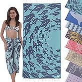 Sand Resistant Beach Towels Oversized (69 x 37 inch) - Turkish Adult Beach Towels Sandproof, Fast Drying - Cloud Cotton Pool Towels Oversized - Lightweight, Compact Quick Dry Swim Towel for Swimmers