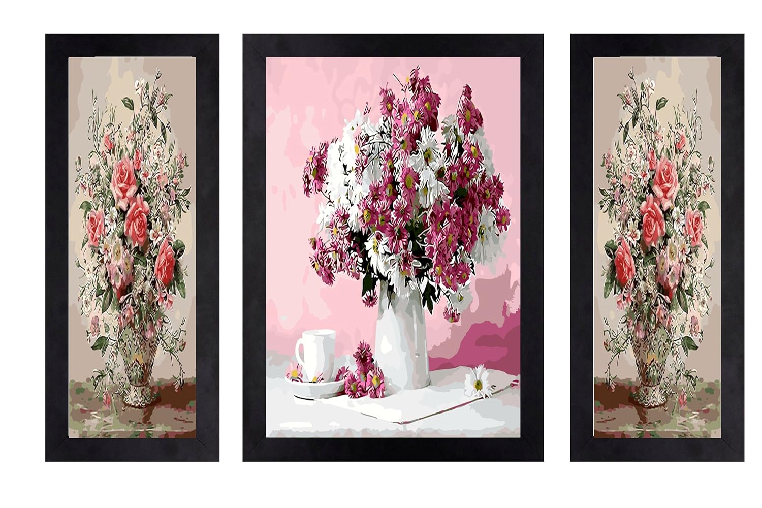 Craftsfest Set Of 3 Flower Vase Home Decorative Modern Art