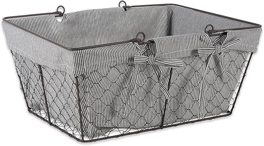 Amazon Com Dii Chicken Wire Baskets For Storage Removable Fabric