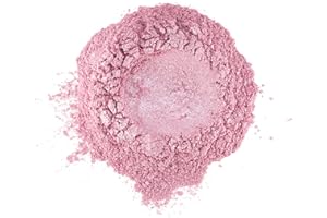 ELECTRIC BLISS BEAUTY Light Pink - 1 oz - Mica Powder - Cosmetic Grade - 25 Colors Available, Use for Cosmetics, Slime, Candles, Paints, Bath Bombs, Epoxy Resin, Soap, Clay, Nail Art, Jewelry (Light Pink)
