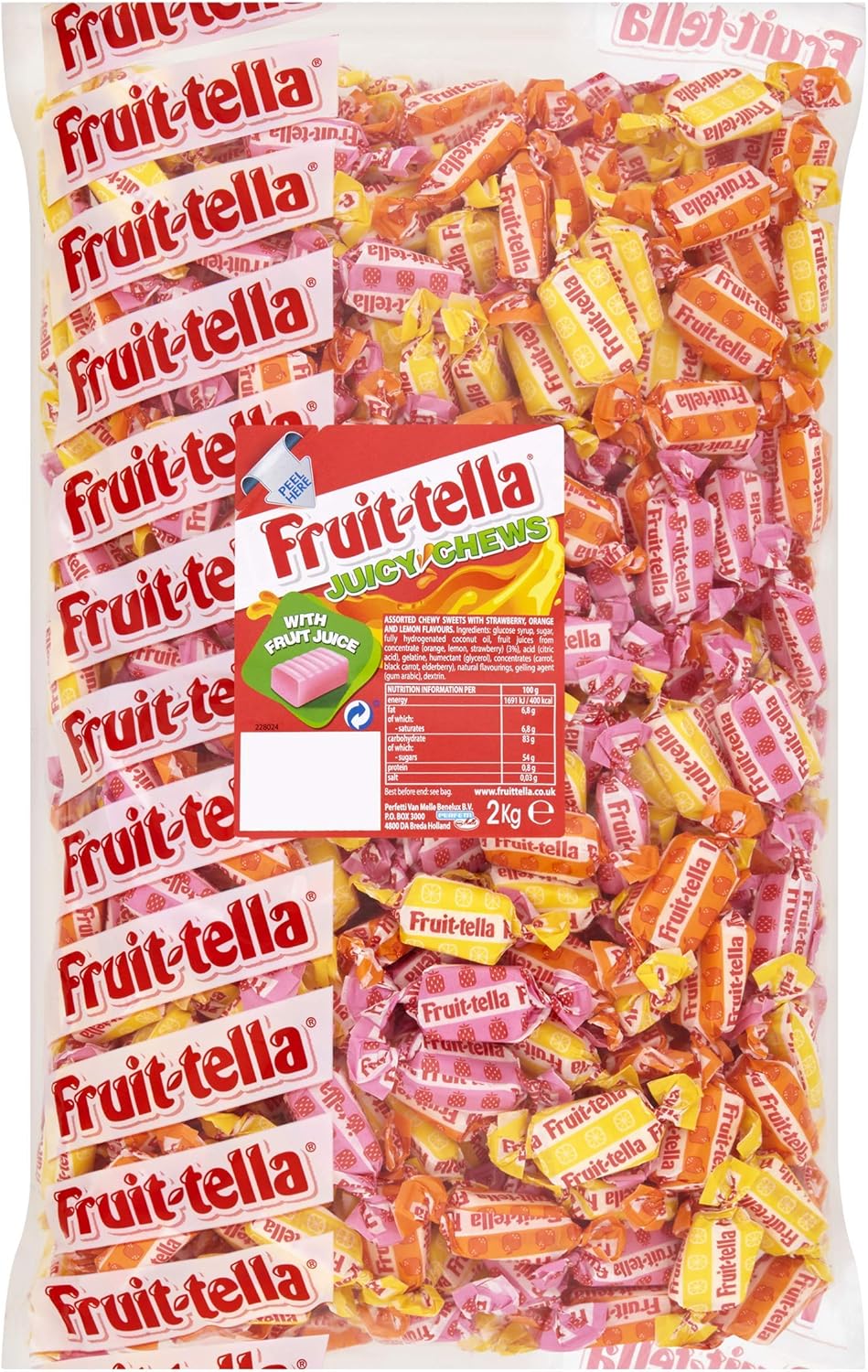Fruittella Juicy Chews Bulk Sweets Bag, 2 kg Amazon.co.uk Grocery