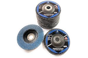 SIGNI 4" x 5/8" Premium Zirconia Flap Discs T27 10-Pack (Grit 60#)