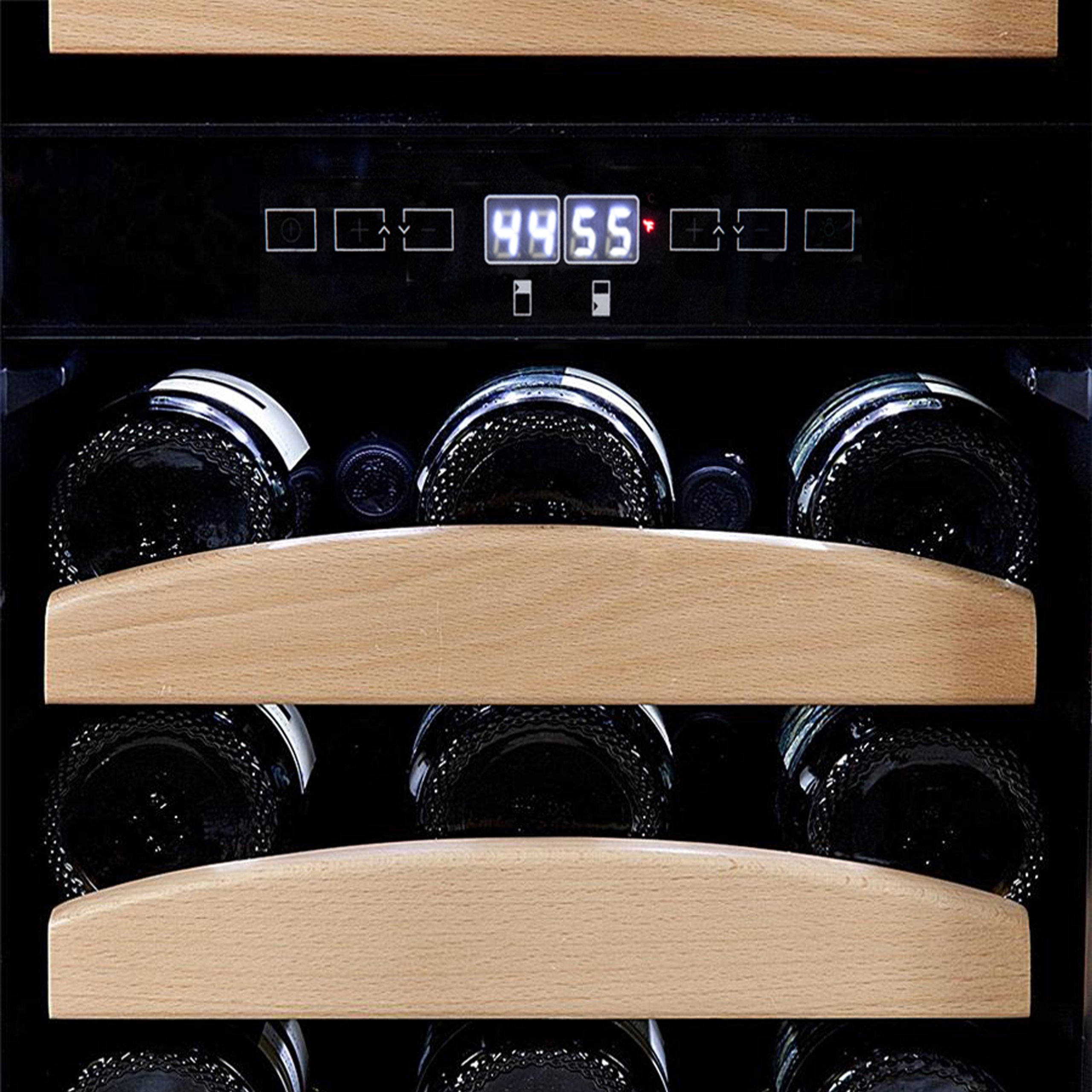 Whynter BWR-281DZ 28 Bottle Dual Temperature Zone Built-in Wine Refrigerator