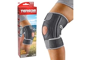 Tensor™ Adjustable Knee Support Brace with Dual Side Stabilizers for Men & Women, One-Size - Perfect for Supporting Arthritis