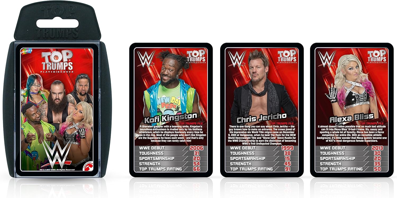 Top Trumps WWE Card Game 2018 Edition BigaMart