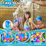 KOKODI 8Pcs Reusable Water Balloons Self Sealing Safe Silicone view 6